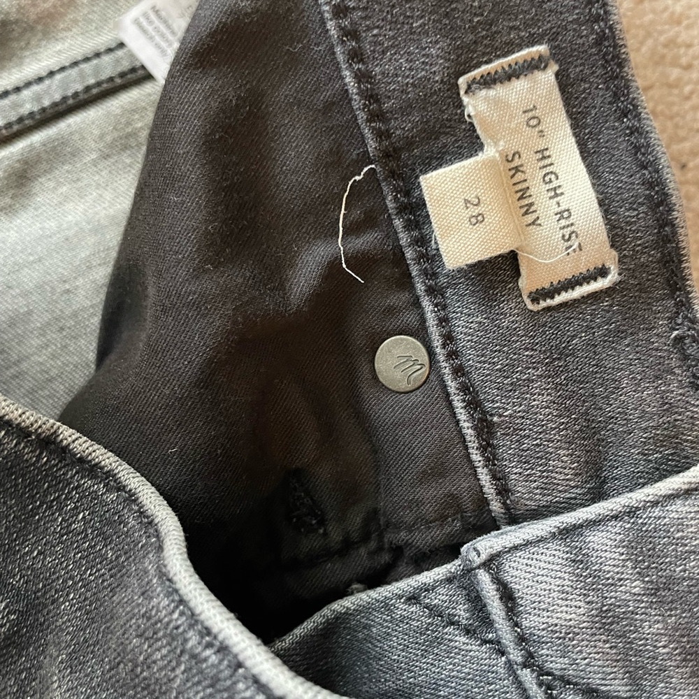 Madewell 10” high rise skinny jeans size 28 - Picture 5 of 6